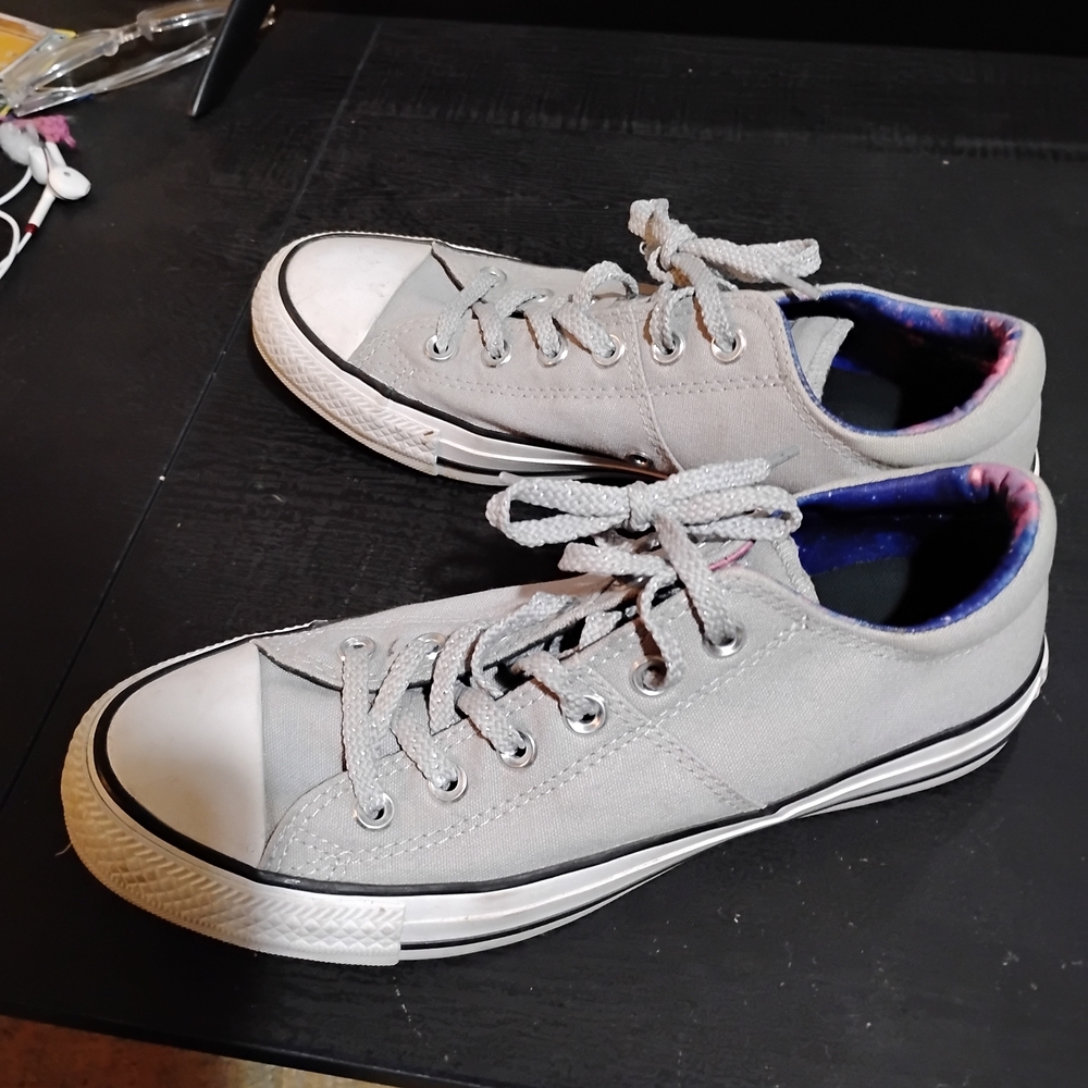 Converse Gray Low-Top Sneakers